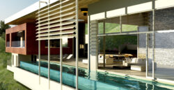 Land within modern, residential, gated area