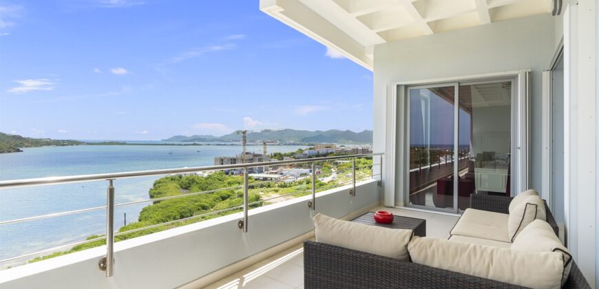Modern Two Bedroom Condo with Breathtaking Ocean Views – Blue Residences, Cupecoy
