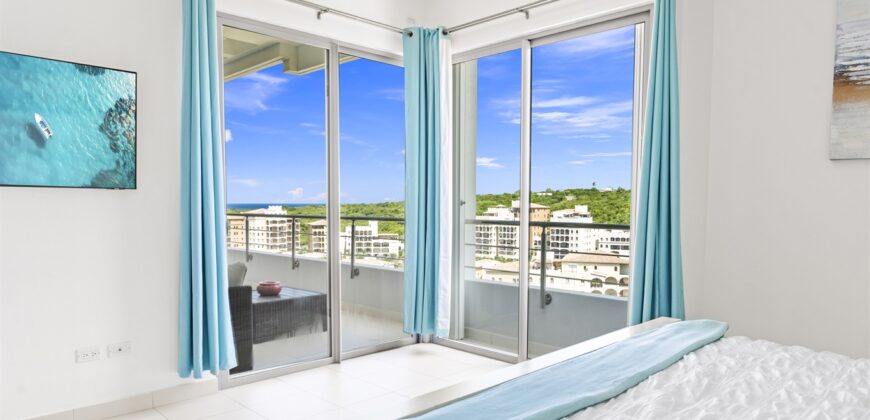 Modern Two Bedroom Condo with Breathtaking Ocean Views – Blue Residences, Cupecoy