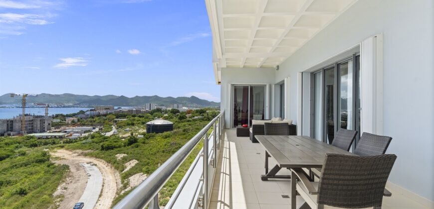 Modern Two Bedroom Condo with Breathtaking Ocean Views – Blue Residences, Cupecoy