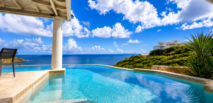 Luxury 4-Bedroom Oceanview Villa with Private Pool in Oyster Pond